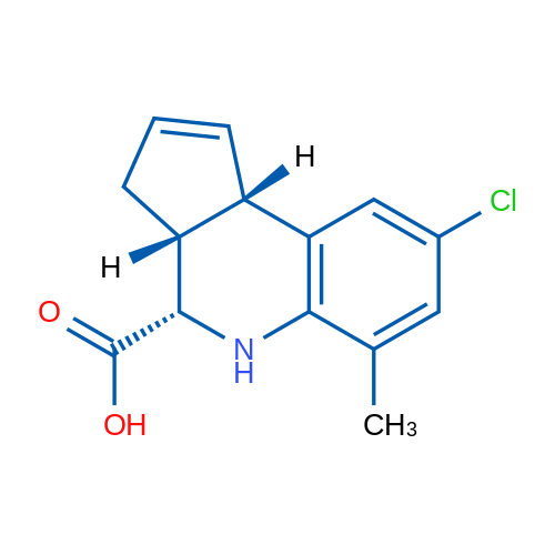 (3aR,4S,9bS)-8-Chloro-6-methyl-3a,4,5,9b-tetrahydro-3H-cyclopenta[c]quinoline-4-carboxylic acid 1g