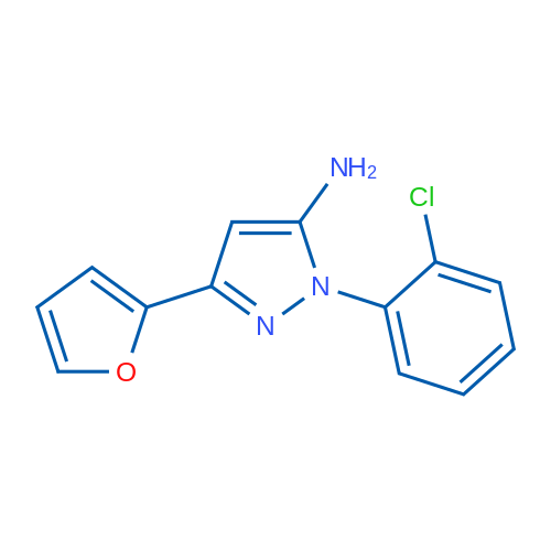 1-(2-Chlorophenyl)-3-(furan-2-yl)-1H-pyrazol-5-amine 1g