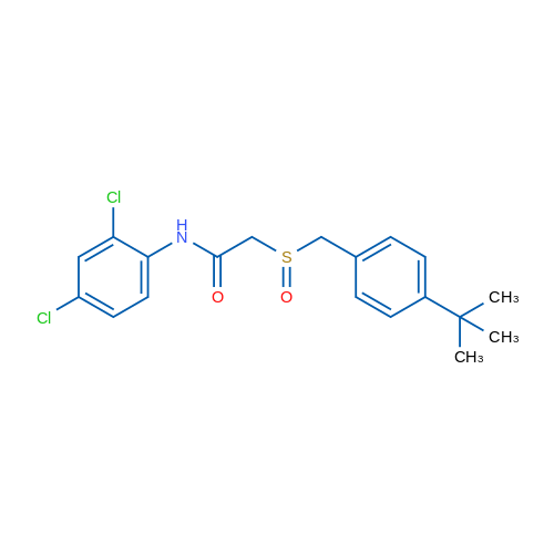 2-[(4-tert-Butylphenyl)methanesulfinyl]-N-(2,4-dichlorophenyl)acetamide 1g