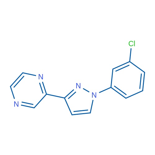 2-[1-(3-Chlorophenyl)-1H-pyrazol-3-yl]pyrazine 1g