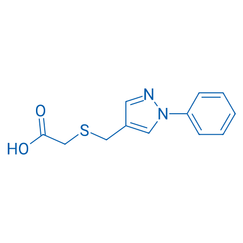 2-{[(1-phenyl-1H-pyrazol-4-yl)methyl]sulfanyl}acetic acid 5g