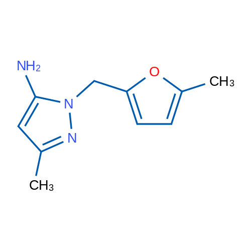 3-Methyl-1-((5-methylfuran-2-yl)methyl)-1H-pyrazol-5-amine 1g