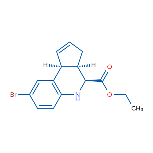 (3aR,4S,9bS)-Ethyl 8-bromo-3a,4,5,9b-tetrahydro-3H-cyclopenta[c]quinoline-4-carboxylate 1g