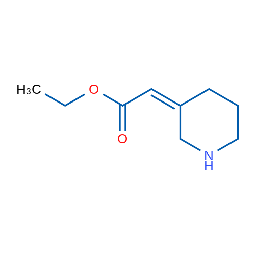(Z)-Ethyl 2-(piperidin-3-ylidene)acetate 1g
