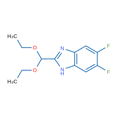2-(Diethoxymethyl)-5,6-difluoro-1H-benzo[d]imidazole 1g