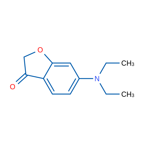 6-(Diethylamino)-2,3-dihydro-1-benzofuran-3-one 5g