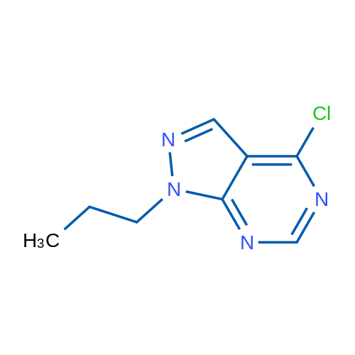 4-Chloro-1-propyl-1h-pyrazolo[3,4-d]pyrimidine 1g