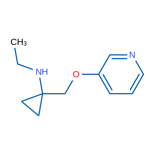 N-Ethyl-1-((pyridin-3-yloxy)methyl)cyclopropanamine 1g