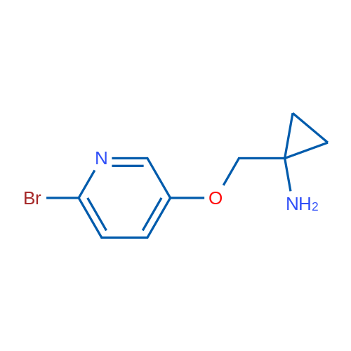 1-(((6-Bromopyridin-3-yl)oxy)methyl)cyclopropanamine 1g