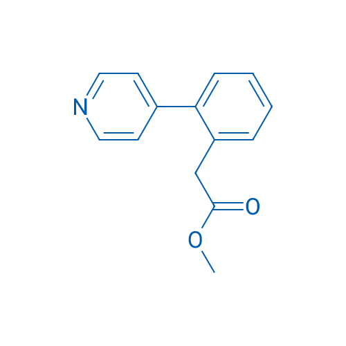 Methyl 2-(2-(pyridin-4-yl)phenyl)acetate 25mg