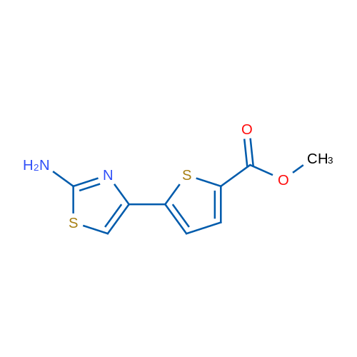 Methyl 5-(2-aminothiazol-4-yl)thiophene-2-carboxylate 1g