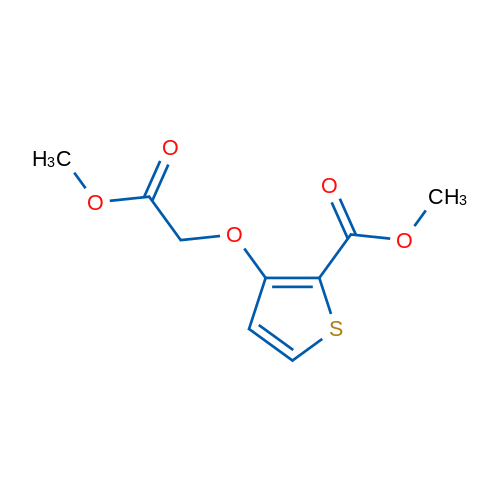 Methyl 3-(2-methoxy-2-oxoethoxy)thiophene-2-carboxylate 1g