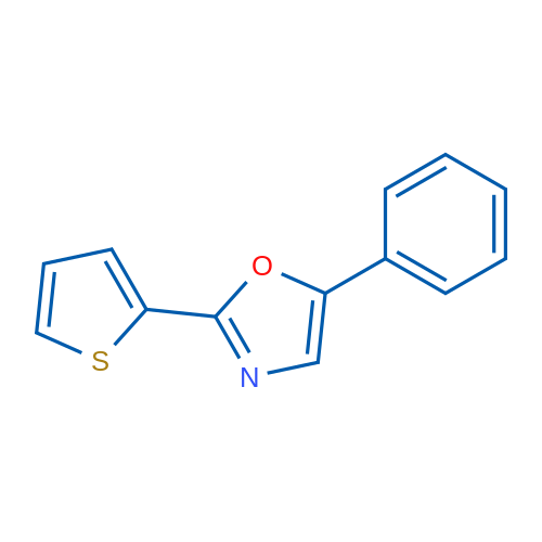 5-Phenyl-2-(thiophen-2-yl)oxazole 1g