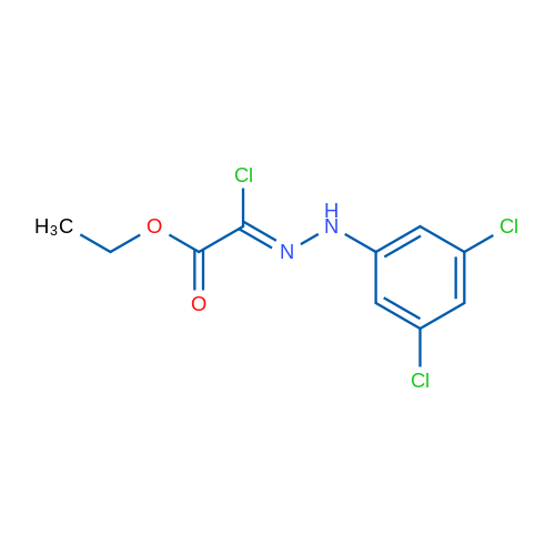 Ethyl 2-chloro-2-[2-(3,5-dichlorophenyl)hydrazono] acetate 1g