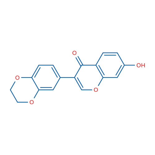 3-(2,3-Dihydro-1,4-benzodioxin-6-yl)-7-hydroxy-4H-chromen-4-one 1g