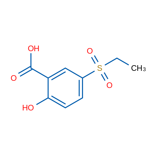 5-(Ethylsulfonyl)-2-hydroxy-benzoic acid 1g