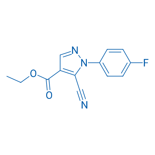 Ethyl 5-cyano-1-(4-fluorophenyl)-1H-pyrazole-4-carboxylate 1g