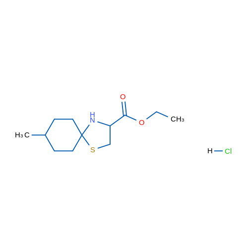 Ethyl 8-methyl-1-thia-4-azaspiro[4.5]decane-3-carboxylate hydrochloride 1g
