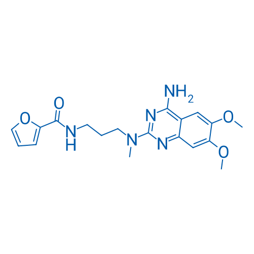N-(3-((4-Amino-6,7-dimethoxyquinazolin-2-yl)(methyl)amino)propyl)furan-2-carboxamide 250mg