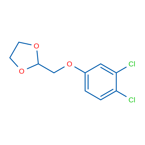 2-((3,4-Dichlorophenoxy)methyl)-1,3-dioxolane 1g