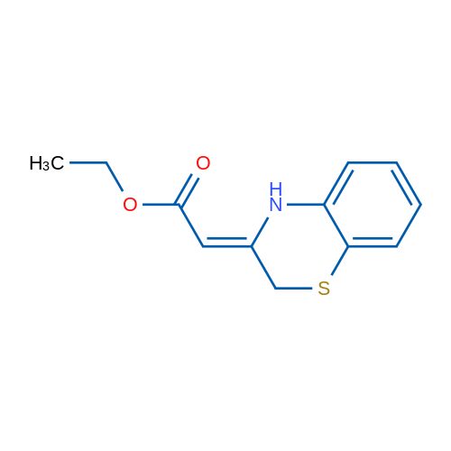 Ethyl 2-[(3Z)-3,4-dihydro-2H-1,4-benzothiazin-3-ylidene]acetate 1g