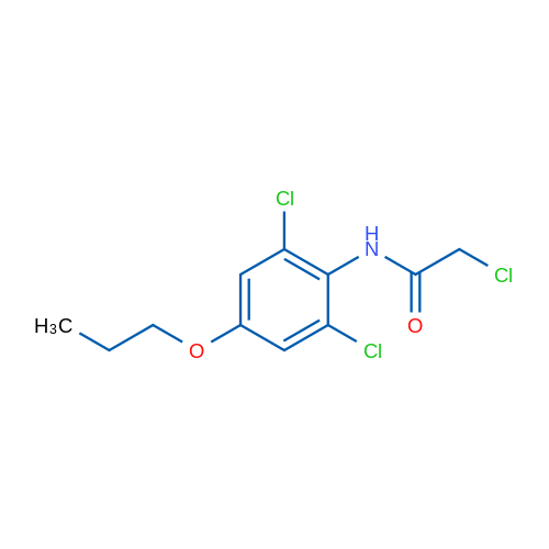 2-Chloro-N-(2,6-dichloro-4-propoxyphenyl)acetamide 1g