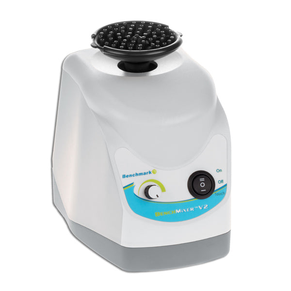 BenchMixer V2™ Vortex Mixer with flip top cup head and new counter balance, 230V