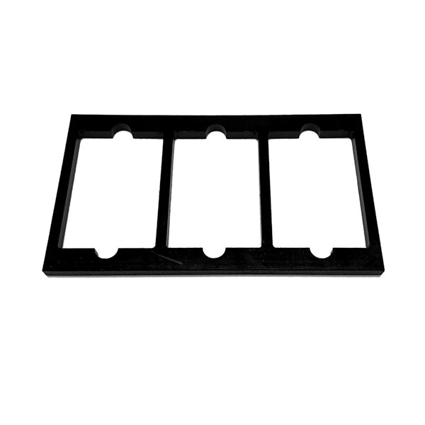 Rack for up to 3 microplates