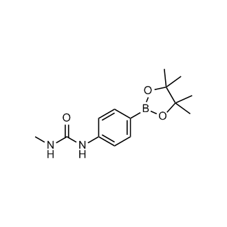 1-Methyl-3-(4-(4,4,5,5-tetramethyl-1,3,2-dioxaborolan-2-yl)phenyl)urea