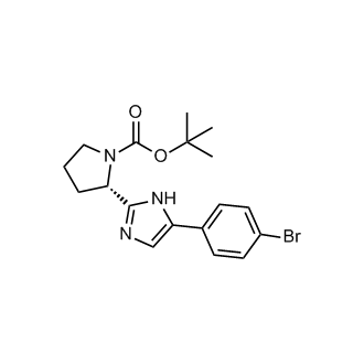 tert-Butyl (2S)-2-[5-(4-bromophenyl)-1H-imidazol-2-yl]pyrrolidine-1-carboxylate