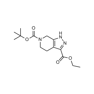 6-(tert-Butyl) 3-ethyl 1,4,5,7-tetrahydro-6H-pyrazolo[3,4-c]pyridine-3,6-dicarboxylate
