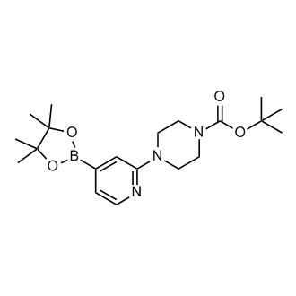 tert-Butyl 4-(4-(4,4,5,5-tetramethyl-1,3,2-dioxaborolan-2-yl)pyridin-2-yl)piperazine-1-carboxylate