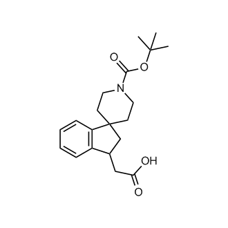 2-(1'-(tert-Butoxycarbonyl)-2,3-dihydrospiro[indene-1,4'-piperidin]-3-yl)acetic acid