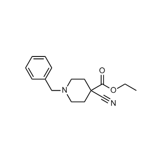 Ethyl 1-benzyl-4-cyanopiperidine-4-carboxylate