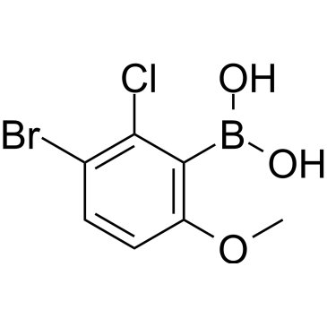 (3-Bromo-2-chloro-6-methoxyphenyl)boronic acid