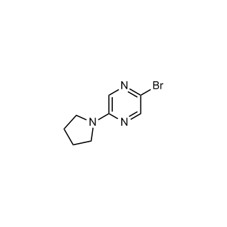 2-Bromo-5-(pyrrolidin-1-yl)pyrazine