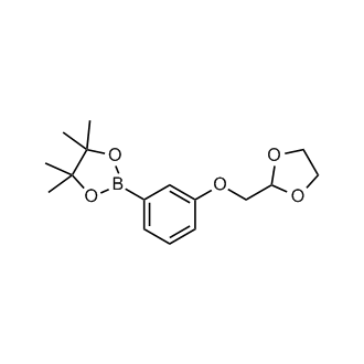 2-(3-((1,3-Dioxolan-2-yl)methoxy)phenyl)-4,4,5,5-tetramethyl-1,3,2-dioxaborolane
