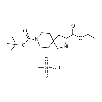8-tert-Butyl 3-ethyl 2,8-diazaspiro[4.5]decane-3,8-dicarboxylate methanesulfonate