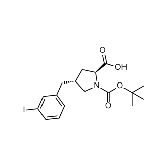 (2S,4R)-1-(tert-Butoxycarbonyl)-4-(3-iodobenzyl)pyrrolidine-2-carboxylic acid