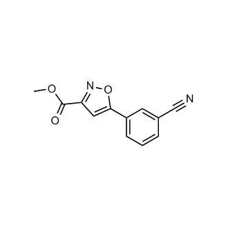 3-Isoxazolecarboxylic acid, 5-(3-cyanophenyl)-, methyl ester