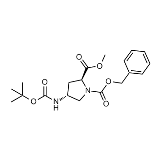 1-Benzyl 2-methyl (2S,4R)-4-((tert-butoxycarbonyl)amino)pyrrolidine-1,2-dicarboxylate