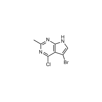 5-Bromo-4-chloro-2-methyl-7H-pyrrolo[2,3-d]pyrimidine