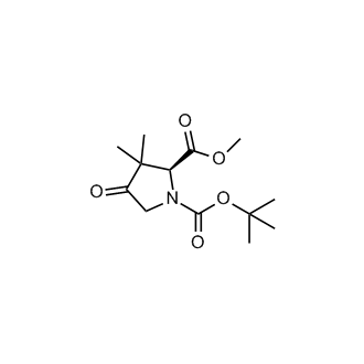 1-tert-Butyl 2-methyl (2S)-3,3-dimethyl-4-oxopyrrolidine-1,2-dicarboxylate