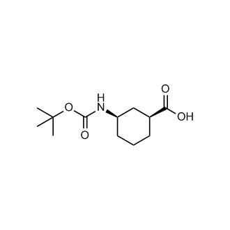(1S,3R)-3-((tert-butoxycarbonyl)amino)cyclohexanecarboxylic acid