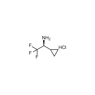 (1S)-1-Cyclopropyl-2,2,2-trifluoroethan-1-amine hydrochloride