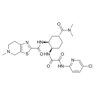 N1-(5-Chloropyridin-2-yl)-N2-((1R,2S,4R)-4-(dimethylcarbamoyl)-2-(5-methyl-4,5,6,7-tetrahydrothiazolo[5,4-c]pyridine-2-carboxamido)cyclohexyl)oxalamide
