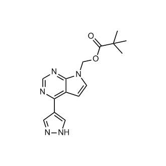 (4-(1H-Pyrazol-4-yl)-7H-pyrrolo[2,3-d]pyrimidin-7-yl)methyl pivalate