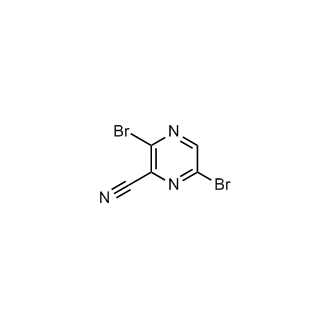 3,6-Dibromopyrazine-2-carbonitrile