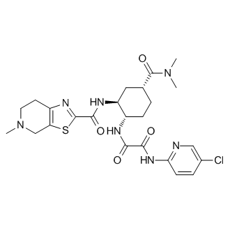 N1-(5-Chloropyridin-2-yl)-N2-((1S,2S,4R)-4-(dimethylcarbamoyl)-2-(5-methyl-4,5,6,7-tetrahydrothiazolo[5,4-c]pyridine-2-carboxamido)cyclohexyl)oxalamide