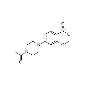 1-[4-(3-Methoxy-4-nitrophenyl)piperazin-1-yl]ethan-1-one